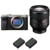 Sony A7C II Silver + FE 85mm f/1.4 GM + 2 Sony NP-FZ100-2