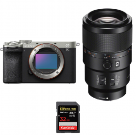 Sony A7C II Silver + FE 90mm f/2.8 Macro G OSS + 1 SanDisk 32GB Extreme PRO UHS-II SDXC 300 MB/s-2
