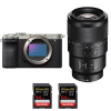 Sony A7C II Plata + FE 90mm f/2.8 Macro G OSS + 2 SanDisk 64GB Extreme PRO UHS-II SDXC 300 MB/s-2