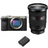 Sony A7C II Silver + FE 24-70mm f/2.8 GM II + 1 Sony NP-FZ100-2