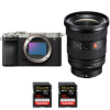 Sony A7C II Silver + FE 16-35mm f/2.8 GM II + 2 SanDisk 32GB Extreme PRO UHS-II SDXC 300 MB/s-2