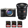 Sony A7C II Plata + FE 16-35mm f/2.8 GM II + 3 SanDisk 256GB Extreme PRO UHS-II SDXC 300 MB/s-2