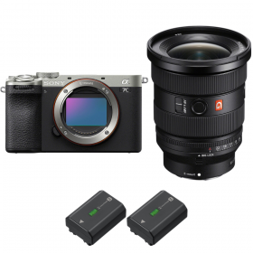 Sony A7C II Silver + FE 16-35mm f/2.8 GM II + 2 Sony NP-FZ100-2