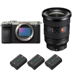 Sony A7C II Silver + FE 16-35mm f/2.8 GM II + 3 Sony NP-FZ100-2