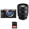Sony A7C II Plata + FE 20-70mm f/4 G + 1 SanDisk 256GB Extreme PRO UHS-II SDXC 300 MB/s-2