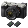 Sony A7C II Plata + FE 28-60mm f/4-5.6 + 2 Sony NP-FZ100-2
