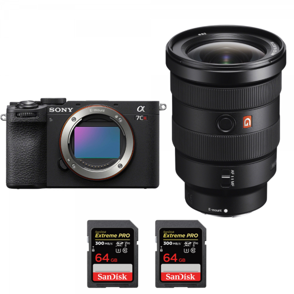 Sony A7CR Black + FE 16-35mm f/2.8 GM + 2 SanDisk 64GB Extreme PRO UHS-II SDXC 300 MB/s-2