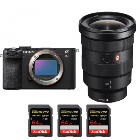 Sony A7CR Black + FE 16-35mm f/2.8 GM + 3 SanDisk 64GB Extreme PRO UHS-II SDXC 300 MB/s-2