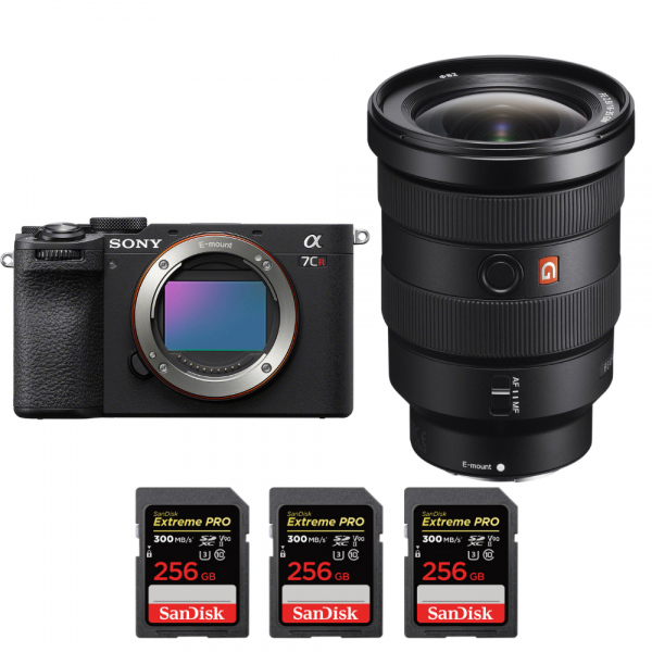 Sony A7CR Noir + FE 16-35mm f/2.8 GM + 3 SanDisk 256GB Extreme PRO UHS-II SDXC 300 MB/s-2