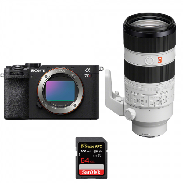 Sony A7CR Black + FE 70-200mm f/2.8 GM OSS II + 1 SanDisk 64GB Extreme PRO UHS-II SDXC 300 MB/s-2