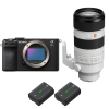 Sony A7CR Negro + FE 70-200mm f/2.8 GM OSS II + 2 Sony NP-FZ100-2