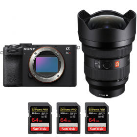 Sony A7CR Noir + FE 12-24mm f/2.8 GM + 3 SanDisk 64GB Extreme PRO UHS-II SDXC 300 MB/s-2