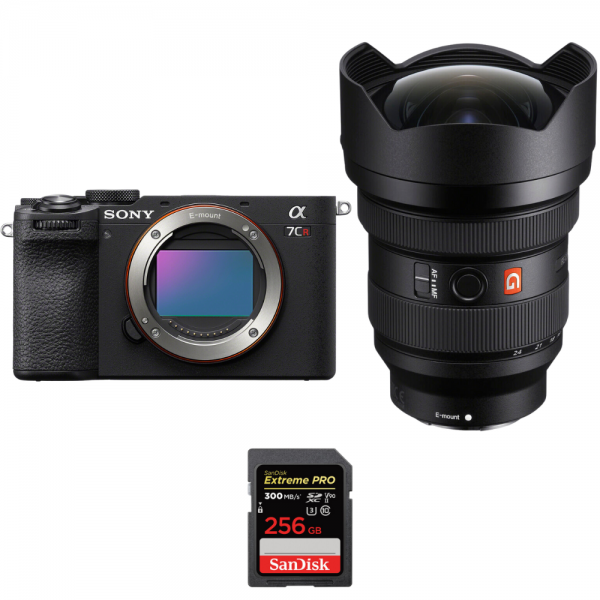 Sony A7CR Black + FE 12-24mm f/2.8 GM + 1 SanDisk 256GB Extreme PRO UHS-II SDXC 300 MB/s-2