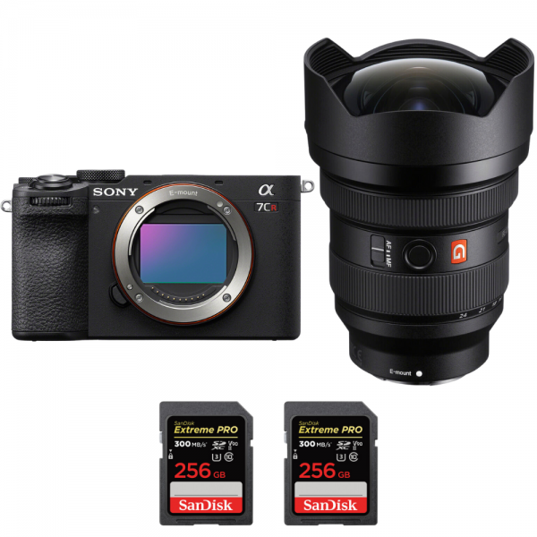 Sony A7CR Negro + FE 12-24mm f/2.8 GM + 2 SanDisk 256GB Extreme PRO UHS-II SDXC 300 MB/s-2