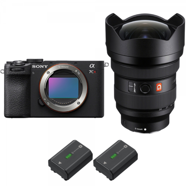 Sony A7CR Negro + FE 12-24mm f/2.8 GM + 2 Sony NP-FZ100-2