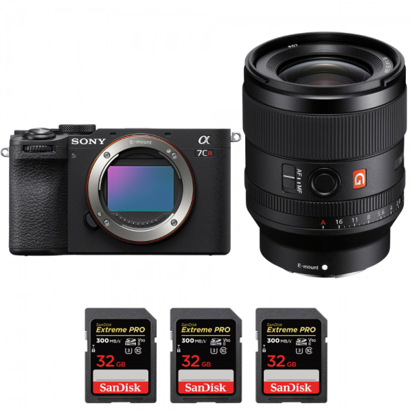 Sony A7CR Noir + FE 35mm f/1.4 GM + 3 SanDisk 32GB Extreme PRO UHS-II SDXC 300 MB/s-2