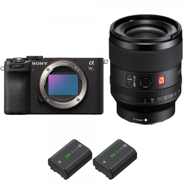 Sony A7CR Black + FE 35mm f/1.4 GM + 2 Sony NP-FZ100-2