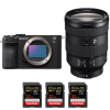 Sony A7CR Negro + FE 24-105mm f/4 G OSS + 3 SanDisk 32GB Extreme PRO UHS-II SDXC 300 MB/s-2