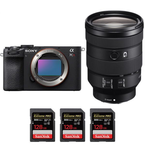 Sony A7CR Negro + FE 24-105mm f/4 G OSS + 3 SanDisk 128GB Extreme PRO UHS-II SDXC 300 MB/s-2