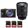 Sony A7CR Negro + FE 24-105mm f/4 G OSS + 3 SanDisk 256GB Extreme PRO UHS-II SDXC 300 MB/s-2