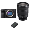 Sony A7CR Black + FE 24-105mm f/4 G OSS + 1 Sony NP-FZ100-2