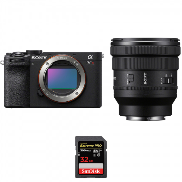 Sony A7CR Noir + FE PZ 16-35mm f/4 G + 1 SanDisk 32GB Extreme PRO UHS-II SDXC 300 MB/s-2