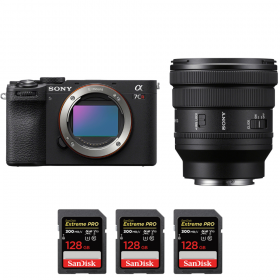 Sony A7CR Black + FE PZ 16-35mm f/4 G + 3 SanDisk 128GB Extreme PRO UHS-II SDXC 300 MB/s-2