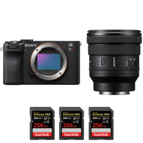 Sony A7CR Black + FE PZ 16-35mm f/4 G + 3 SanDisk 256GB Extreme PRO UHS-II SDXC 300 MB/s-2