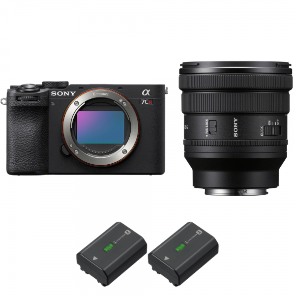 Sony A7CR Negro + FE PZ 16-35mm f/4 G + 2 Sony NP-FZ100-2