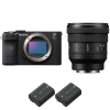 Sony A7CR Noir + FE PZ 16-35mm f/4 G + 2 Sony NP-FZ100-2