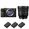 Sony A7CR Negro + FE PZ 16-35mm f/4 G + 3 Sony NP-FZ100-2