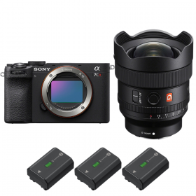 Sony A7CR Noir + FE 14mm f/1.8 GM + 3 Sony NP-FZ100-2