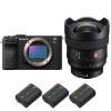 Sony A7CR Noir + FE 14mm f/1.8 GM + 3 Sony NP-FZ100-2