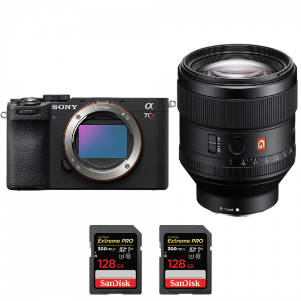 Sony A7CR Black + FE 85mm f/1.4 GM + 2 SanDisk 128GB Extreme PRO UHS-II SDXC 300 MB/s-2
