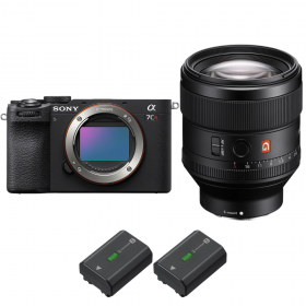 Sony A7CR Black + FE 85mm f/1.4 GM + 2 Sony NP-FZ100-2