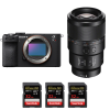 Sony A7CR Noir + FE 90mm f/2.8 Macro G OSS + 3 SanDisk 32GB Extreme PRO UHS-II SDXC 300 MB/s-2