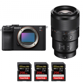 Sony A7CR Black + FE 90mm f/2.8 Macro G OSS + 3 SanDisk 256GB Extreme PRO UHS-II SDXC 300 MB/s-2