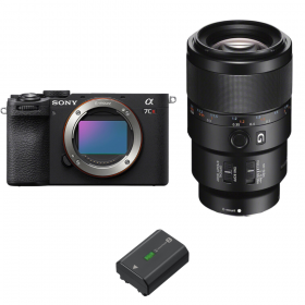 Sony A7CR Negro + FE 90mm f/2.8 Macro G OSS + 1 Sony NP-FZ100-2