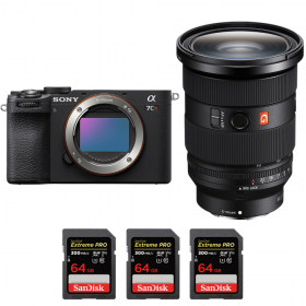 Sony A7CR Negro + FE 24-70mm f/2.8 GM II + 3 SanDisk 64GB Extreme PRO UHS-II SDXC 300 MB/s-2