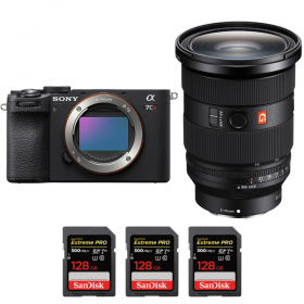 Sony A7CR Noir + FE 24-70mm f/2.8 GM II + 3 SanDisk 128GB Extreme PRO UHS-II SDXC 300 MB/s-2