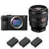 Sony A7CR Black + FE 50mm f/1.4 GM + 3 Sony NP-FZ100-2