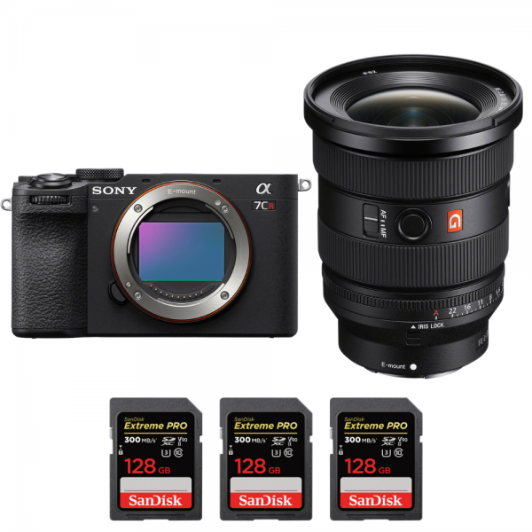 Sony A7CR Noir + FE 16-35mm f/2.8 GM II + 3 SanDisk 128GB Extreme PRO UHS-II SDXC 300 MB/s-2