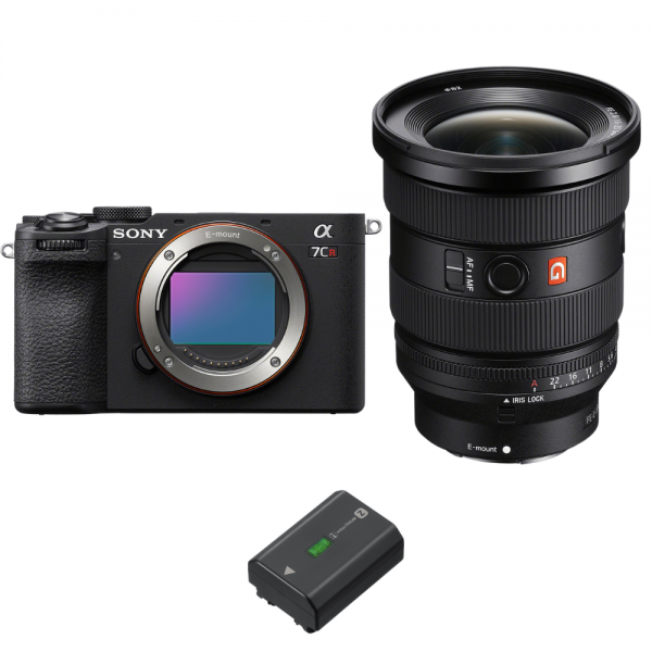 Sony A7CR Negro + FE 16-35mm f/2.8 GM II + 1 Sony NP-FZ100-2