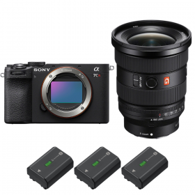 Sony A7CR Noir + FE 16-35mm f/2.8 GM II + 3 Sony NP-FZ100-2