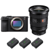 Sony A7CR Black + FE 16-35mm f/2.8 GM II + 3 Sony NP-FZ100-2