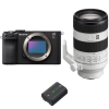 Sony A7CR Negro + FE 70-200mm f/4 Macro G OSS II + 1 Sony NP-FZ100-2