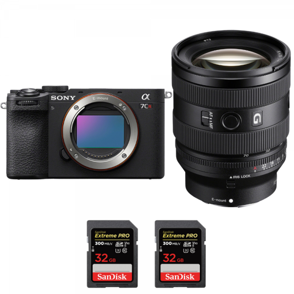 Sony A7CR Noir + FE 20-70mm f/4 G + 2 SanDisk 32GB Extreme PRO UHS-II SDXC 300 MB/s-2