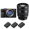 Sony A7CR Noir + FE 20-70mm f/4 G + 3 Sony NP-FZ100-2