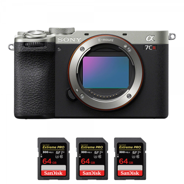 Sony A7CR Plata + 3 SanDisk 64GB Extreme PRO UHS-II SDXC 300 MB/s-2