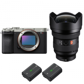 Sony A7CR Silver + FE 12-24mm f/2.8 GM + 2 Sony NP-FZ100-2